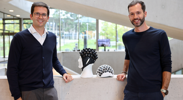 Michael and Dominik Wyser with “The HiveOne.”