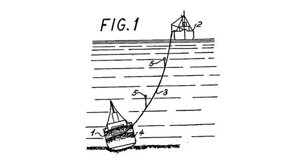 Die Zeichnung aus der Patentschrift von Karl Kroyer. Bild: Espacenet