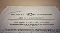 Das erste Patent der Schweiz.