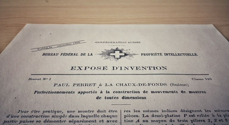 The first Swiss patent.