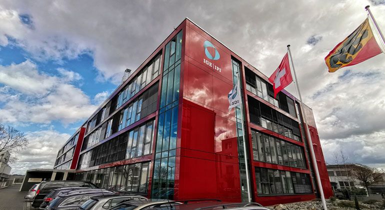 Bâtiment de l'Institut Fédéral de la Propriété Intellectuelle à Berne. Photo : IPI