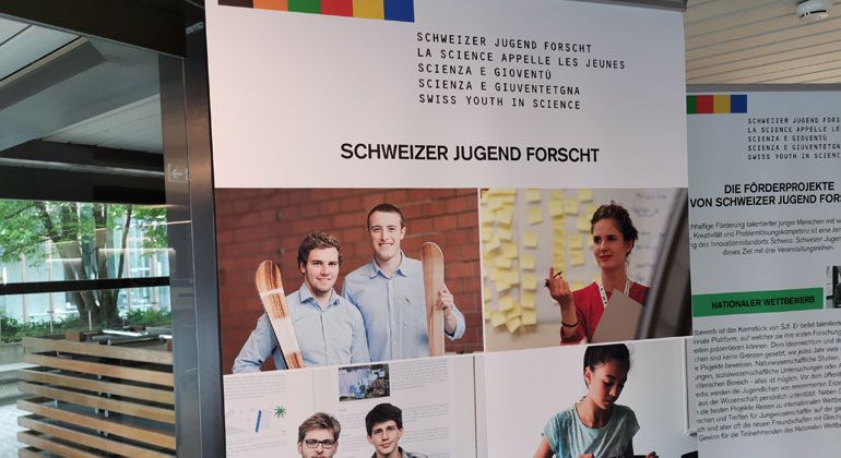 Poster of "Swiss Youth in Science".
