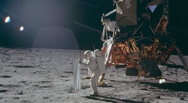 L’astronauta Buzz Aldrin