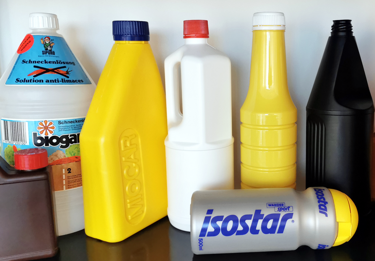 Bouteilles en plastique de toutes sortes