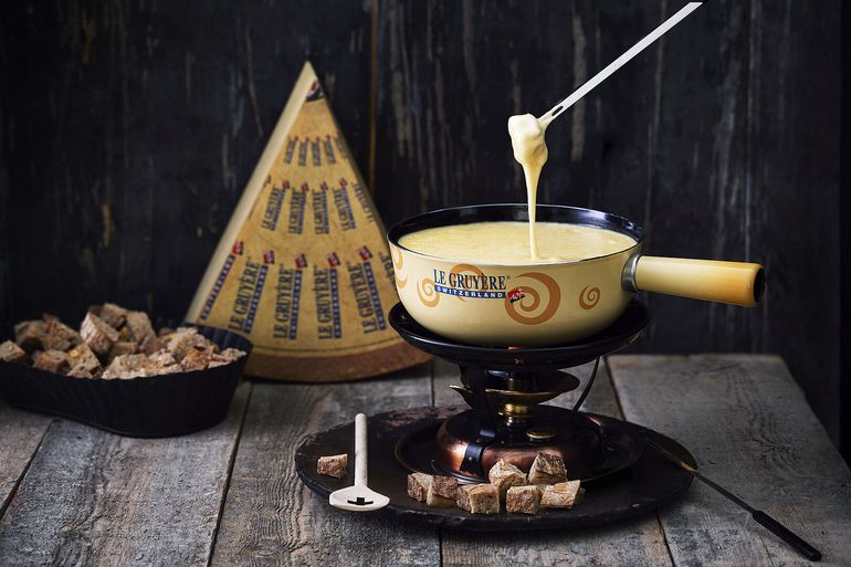 Fondue mit Gruyère AOP (Bild: Le Gruyère AOP)
