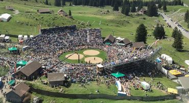 La tradizionale festa di Schwägalp-Schwinget in una suggestiva cornice alpina  (Foto: Yvonne Bühler)