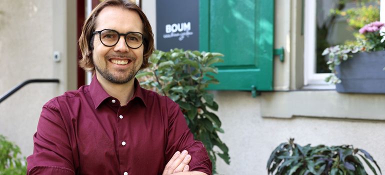 Matthias Erb, fondateur de Boum AG