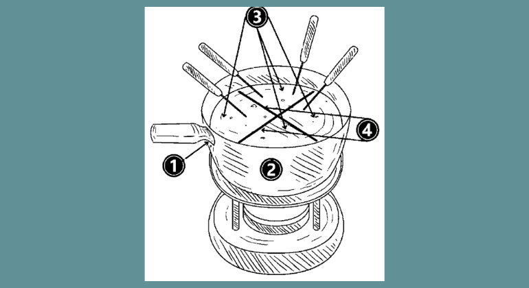 Brevet pour les compartiments à fondue