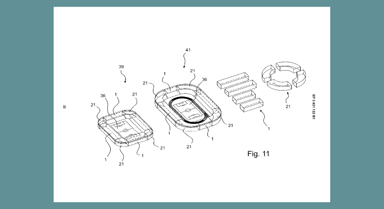 Bild eines Patents für ein modulares Stadium
