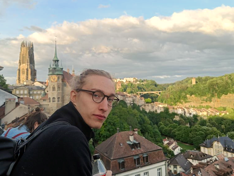 Julian studied economics in Freiburg, Switzerland. Photo: Provided by Julian Loosli Julian Loosli in Freiburg